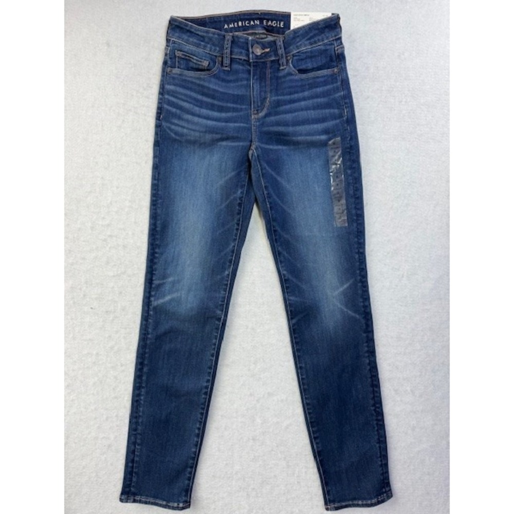 American Eagle Outfitters Dark Blue Women's Skinny Jeans